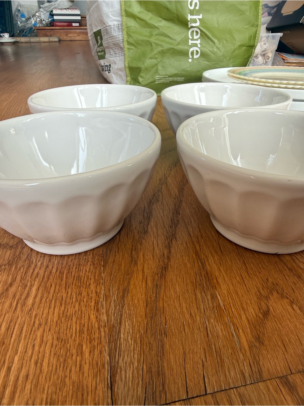 Set of 4 Primagera latte bowls from Anthropologie - made in Portugal